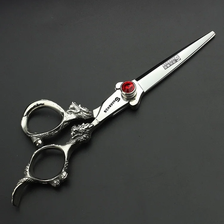 Professional 6 inch hairdressing dragon scissors 5.5 hair cutting barber kappersschaar forbici professionali per parrucchieri