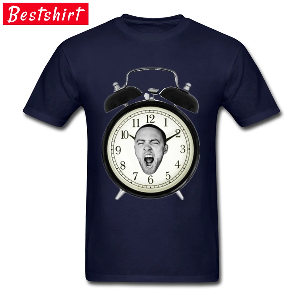 Mac Miller Clock Group Summer 100% Cotton O-Neck Male Tops Shirt Birthday Tee Shirts 2018 Discount Short Sleeve T-shirts Mac Miller Clock navy