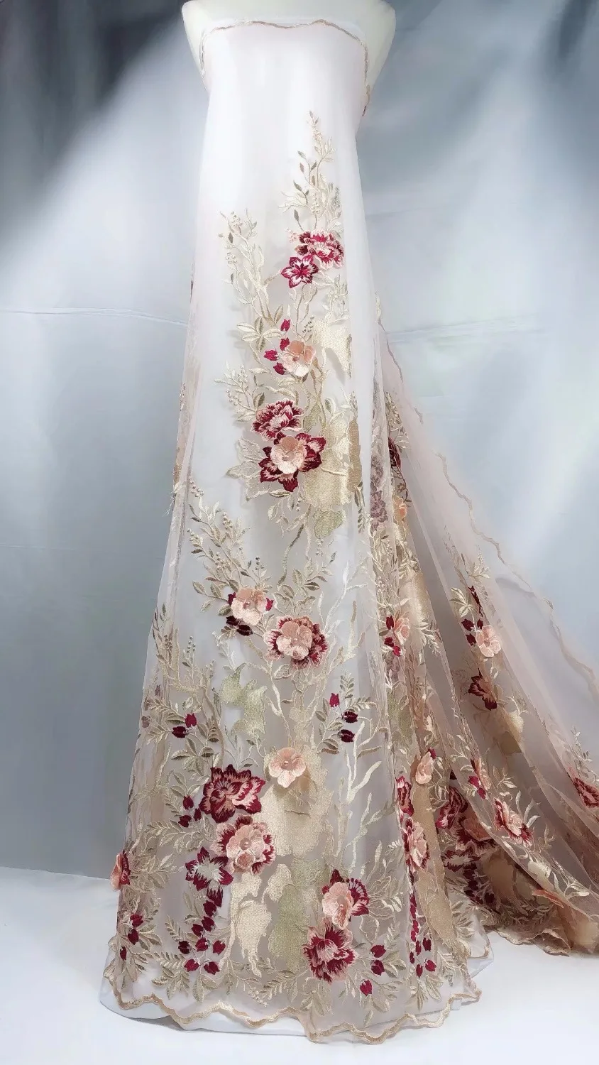 net lace gown