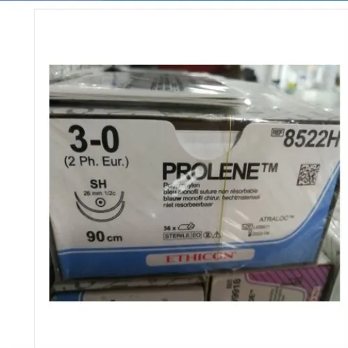 For American Johnson Prolene Polypropylene non-absorbable suture Tendon line W8304 7-0 W8003T 6-0 W8521H 4-0 W8522H 3-0 1 box