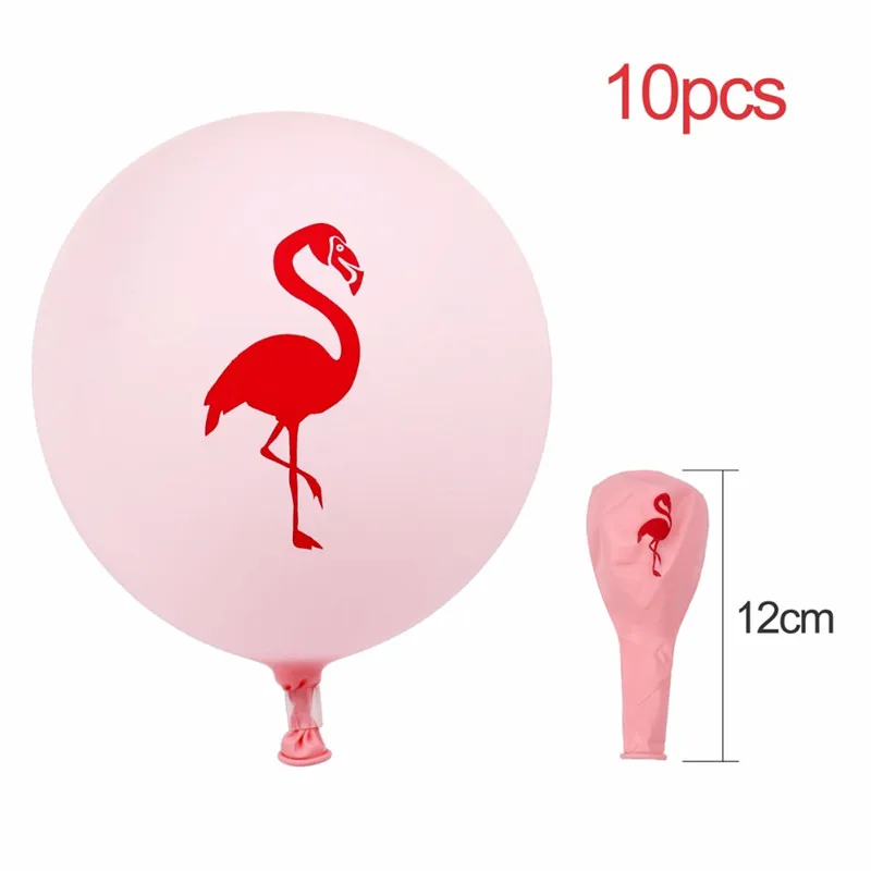Большой Фламинго воздушные шары фольгированный детский душ надувной баллон гелия с днем рождения свадьбы летней вечеринки украшения - Цвет: Latex-pink