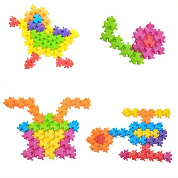 

Plastic toy triangle insert collecting building blocks toy Children's assembly toy parent-child interactive toy