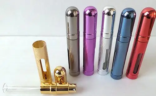 6pcs Mini Portable Travel Refillable Perfume Atomizer Bottle For Spray Scent Pump Case 10ML Fashion Empty Mini Atomiser Spray