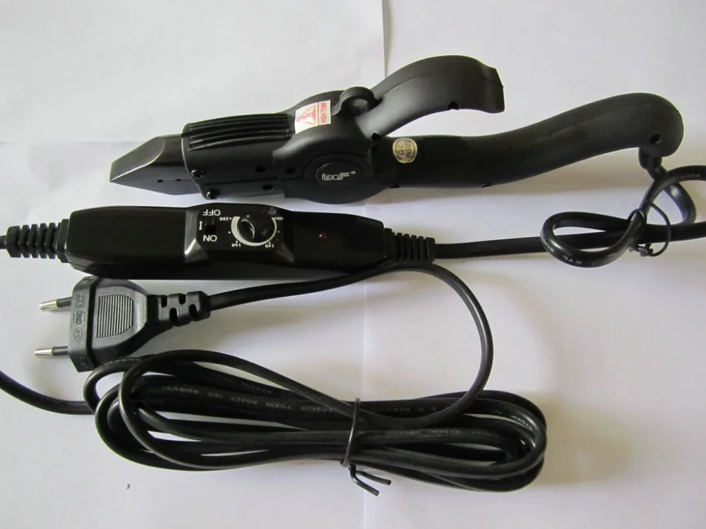 

1pcs heat iron wand Loof hair iron connector wit A tip for curtains tools hair extension fusion the keratin machine tool