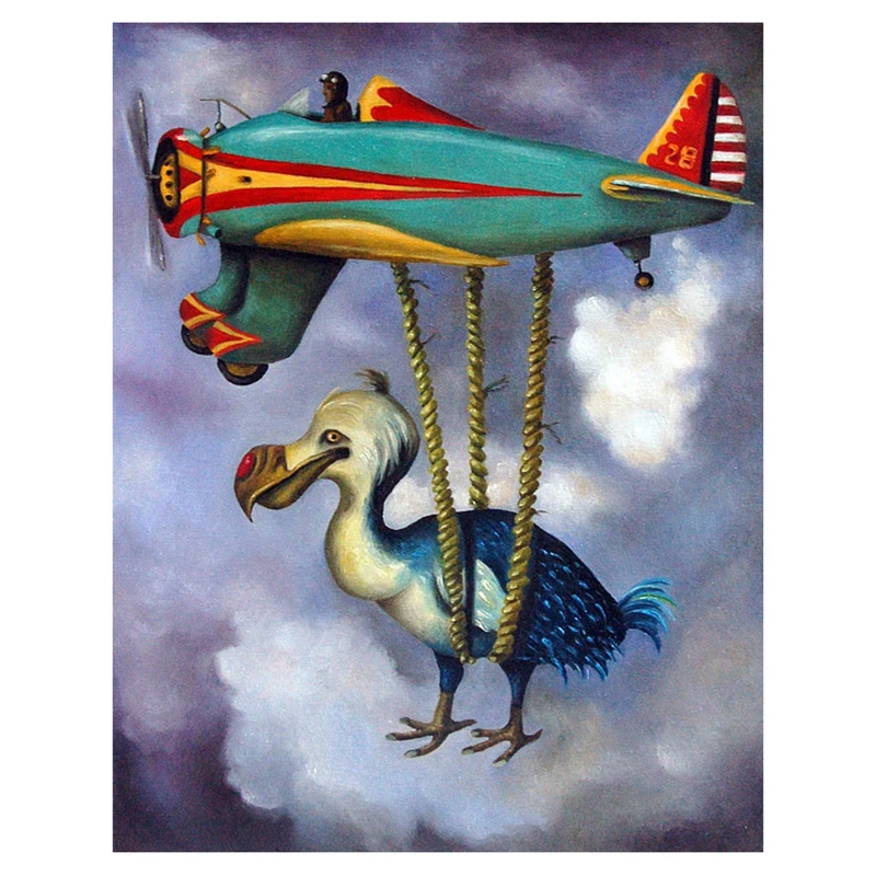 lazy-bird-leah-saulnier-the-painting-maniac