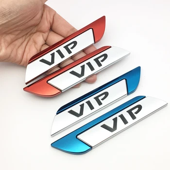 

ANTINIYA 3D Metal VIP Emblem Badge Decal Car Stickers for Ford Focus Nissan KIA MAZDA TOYOTA HONDA accessories Car-Styling