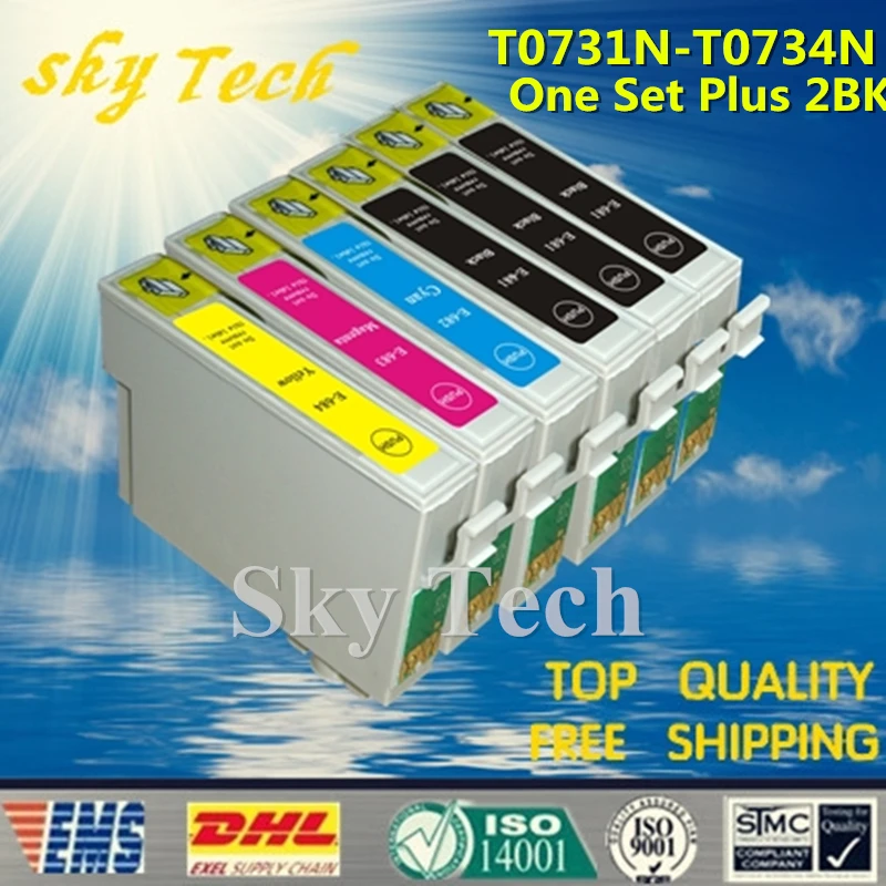 Совместимый картридж 6X 73N для T0731N-T0734N Epson C79 C90 C92 C110 CX3900 CX3905 CX4900 CX4905 и т. д. |