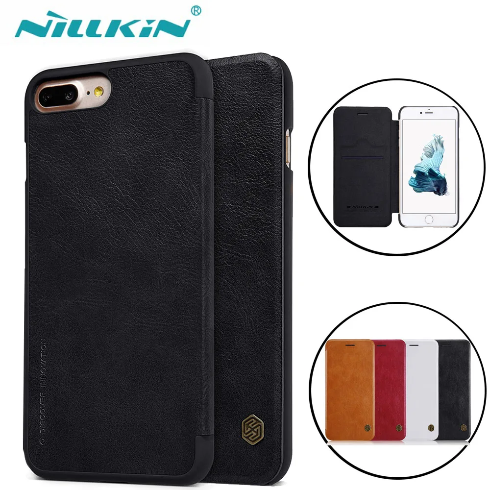 

Nilkin For iphone 7 Plus Case NILLKIN Qin Wallet Flip Luxury Leather Cover Cases For iphone 7 Plus Funda Capa with Card Slot