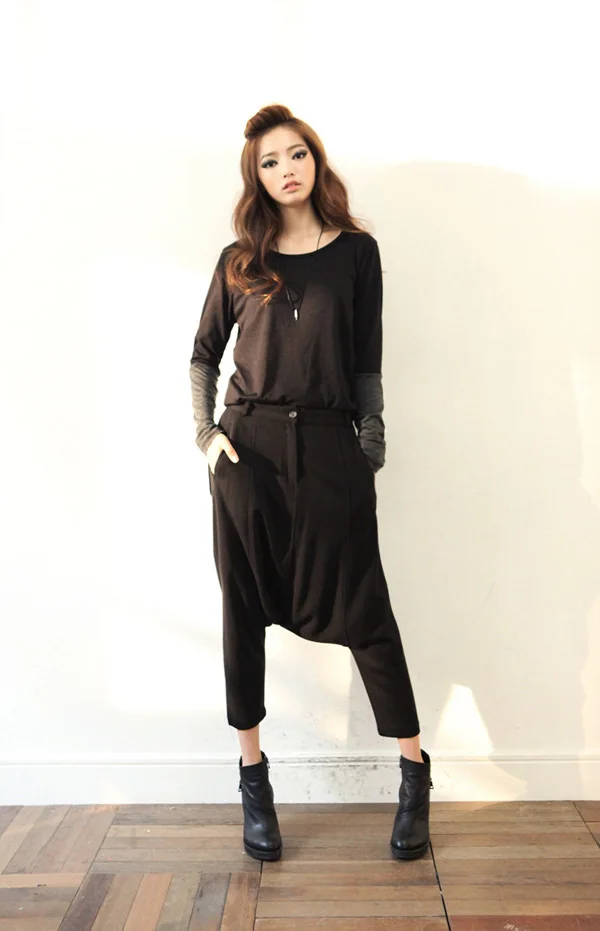 Женская свободная черная футболка без рукавов длинное Свободное пальто негабаритный уличный стиль 16962