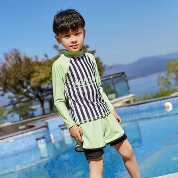 

Swimsuit Baby Boy Bikini Kids Swimwear For Children Clothes Clothing Children's Split Boys Sports Animal Polyester Sierra Surfer