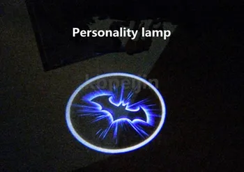 

Car-styling LED Car Door Welcome Light Logo Batman stickers for Opel Mokka zafira b corsa d astra h g insignia Accessories 2PC