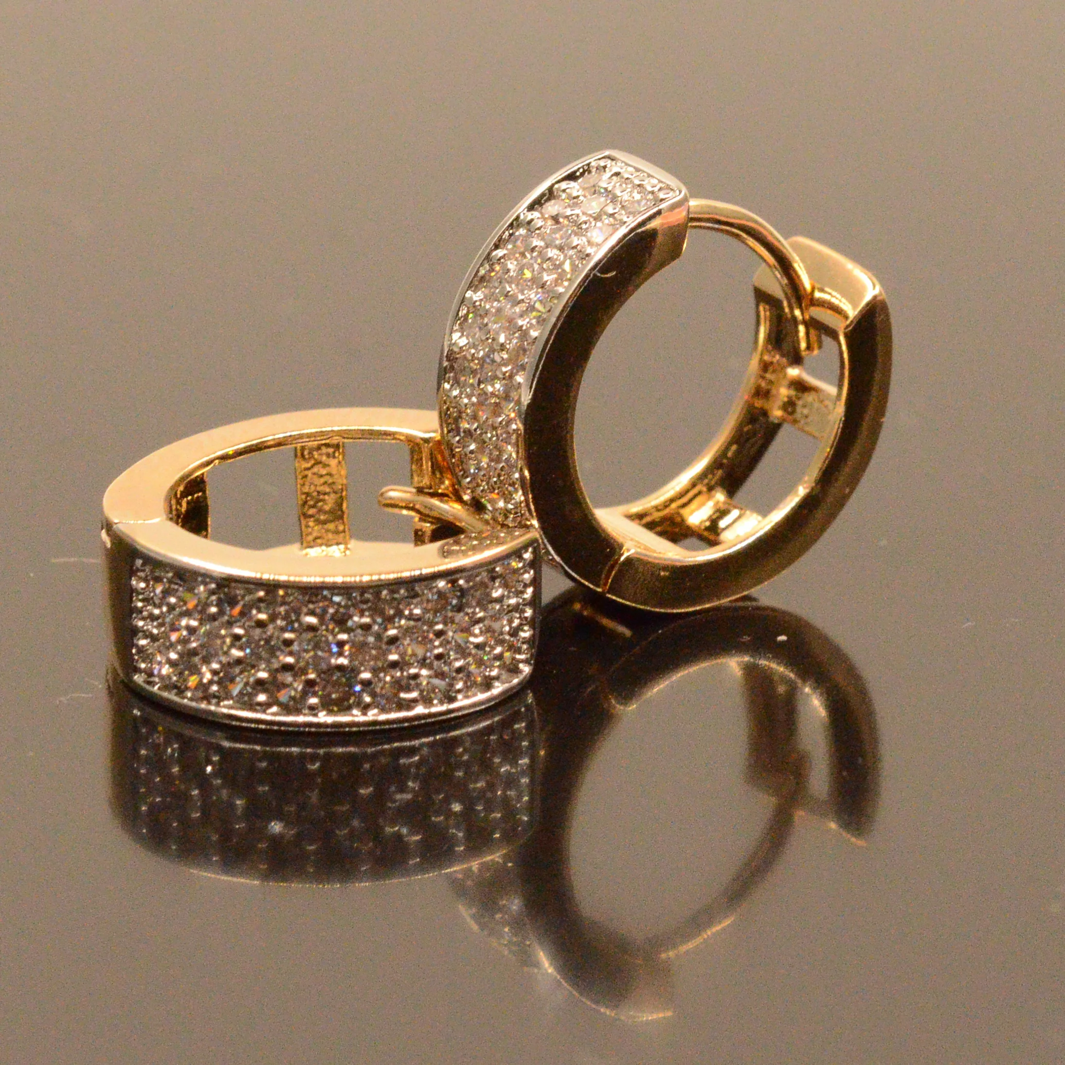 women luxury earrings brand gold filled earrings large hoop earrings