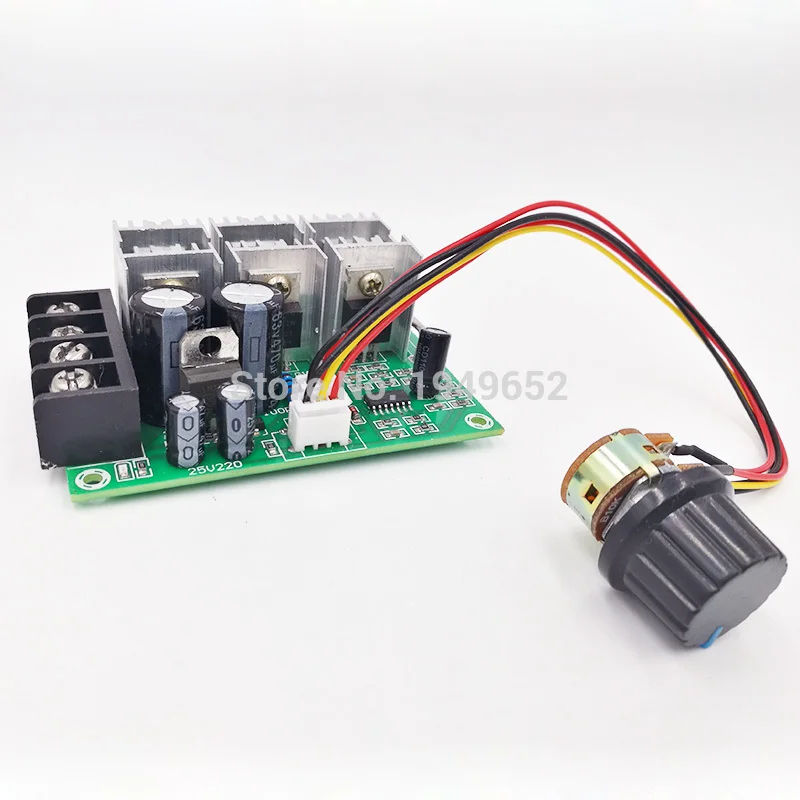 Контроллер щетки двигателя PWM DC контроллер модуль привода 10 в 55 MAX40A 0% 100%|motor