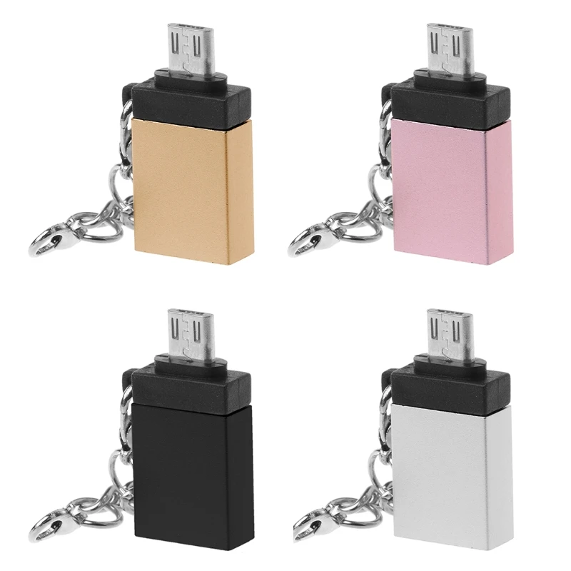 

Micro USB Male to USB 3.0 OTG Female With Keychain For Android phone Tablet PC