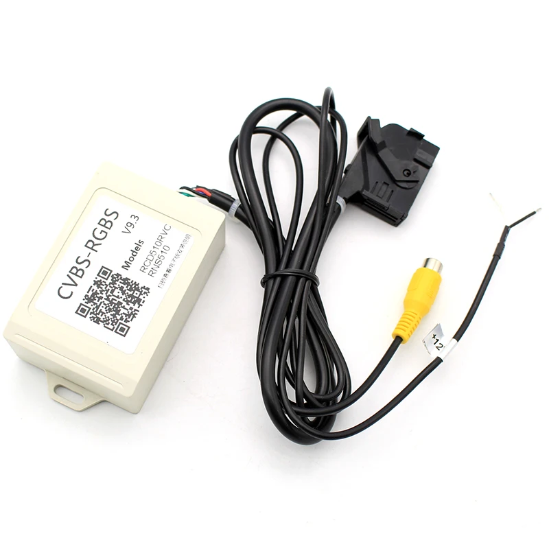 V9.3 CVBS RGB адаптер и AV преобразователь RGB адаптер для Фольксваген RCD510 RNS510 RNS 510 RNS 315 RCD 510 флип Логотип камеры