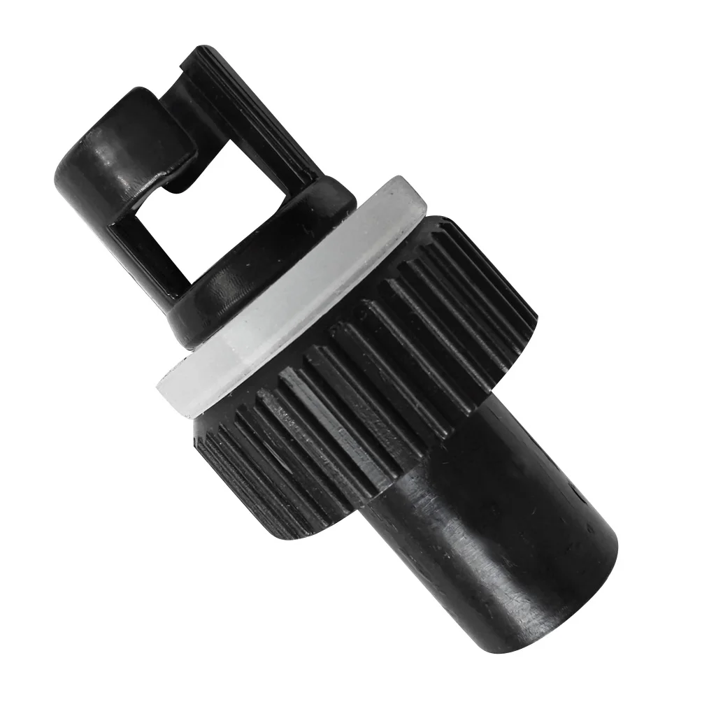 2.16 x 0.47inch Black Air Foot Pump Valve Hose Adapter Connector for Inflatable Boat SUP Kayak