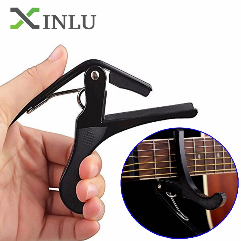 Аксессуары для гитары алюминиевый сплав Гитара тюнер-зажим Professional Key Trigger Capo для акустической электрогитары Музыкальные инструменты