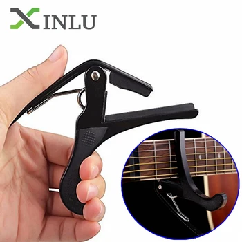 

Guitar Accessories Aluminum Alloy Guitar Tuner Clamp Professional Key Trigger Capo for Acoustic Electric Musical Instruments