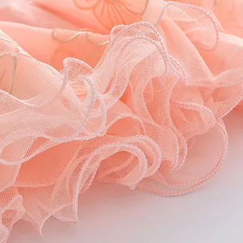 Spring Fall Summer Clothing Children Girl Cute Baby Kid Floral Tutu Cotton Skirts Lace Cotton Flower Princess High Quality 2-9Y 6