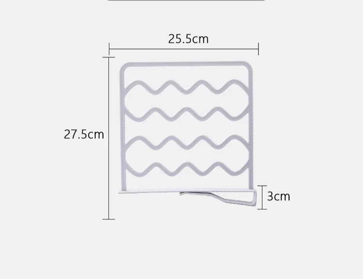 Высокое качество, домашняя декоративная одежда, проволочные стеллажи, органайзер для хранения, шкаф, перегородки, полки для, полка для шкафа, разделители CL428