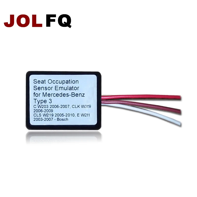 Эмулятор JOLFQ MB SRS Тип 3 для Mercedes benz C W203 CLK W209 CLS W219 E W211 эмулятор сиденья Подушка