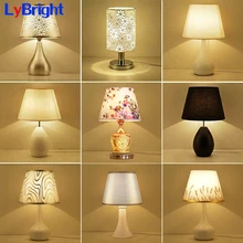 Современная настольная лампа AC 90-260 В прикроватный светильник для спальни, креативная Настольная лампа с лампой для гостиной, Кабинета