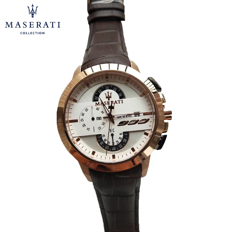

Maserati Quartz Wristwatches Calendar Men Waterproof Top Brand Luxury 20mm Watch Strap Watches Horloges R8853123002