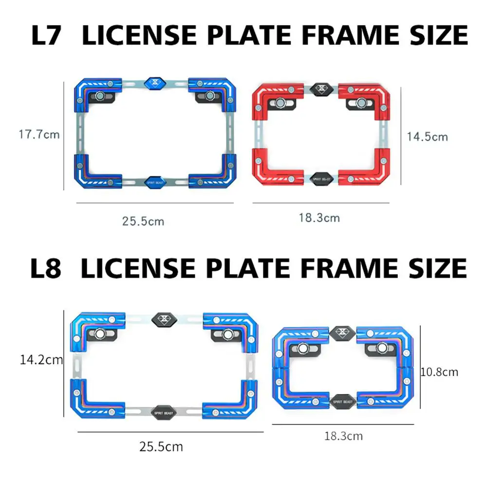 Универсальный держатель номерного знака для мотоцикла алюминиевая рамка сплав для модификации аксессуары для украшения мотоцикла