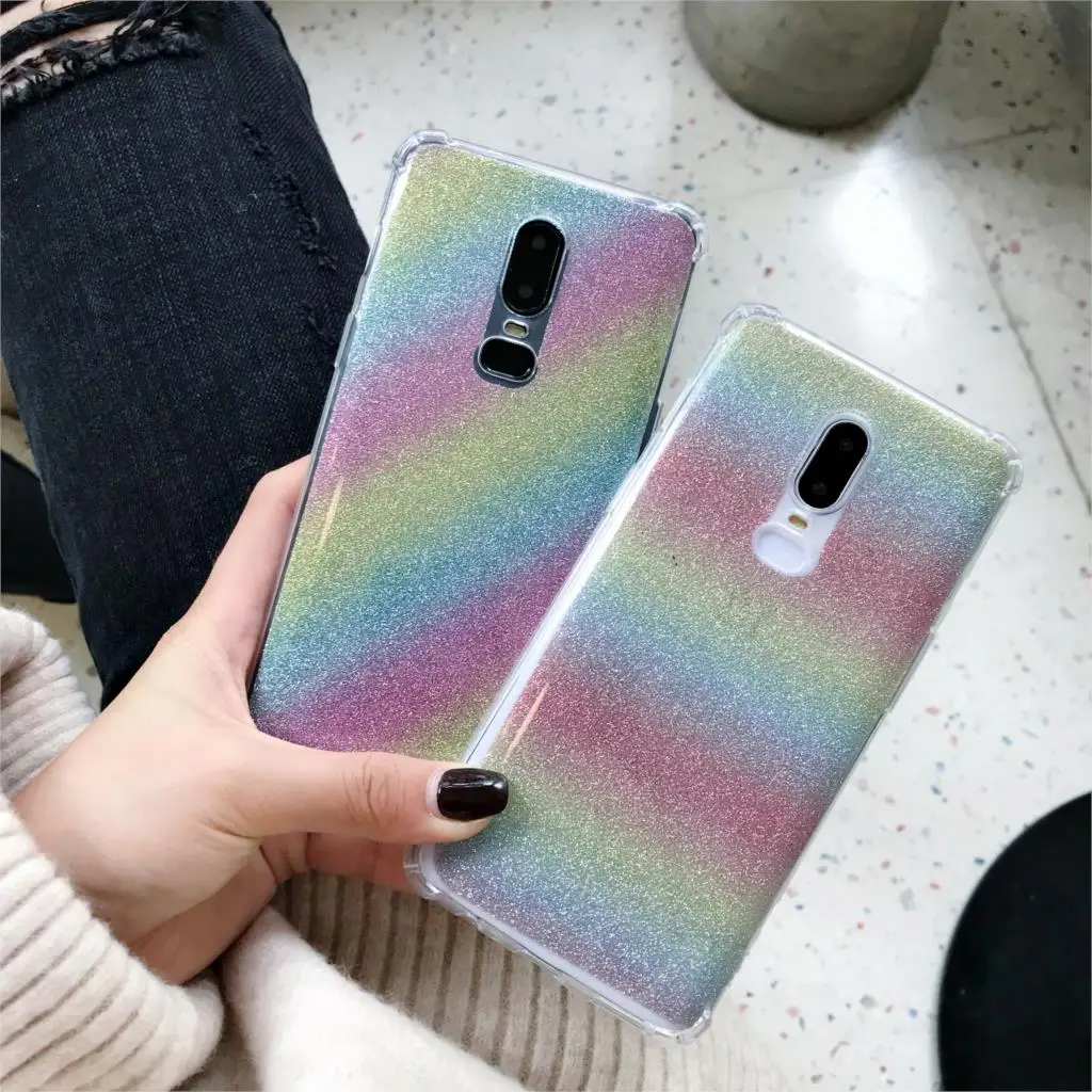 Градиентный защитный чехол из ТПУ для OnePlus 6 6T 5T OPPO A59 A39 A57 A77 F5 A79 A73 A83 Meizu M3 M5 Note M5S M5C
