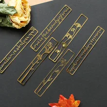 Ретро красивые закладки английские буквы цветочный дизайн металлическая Закладка для книг школьников Винтаж Bookarks Escolar Papelar