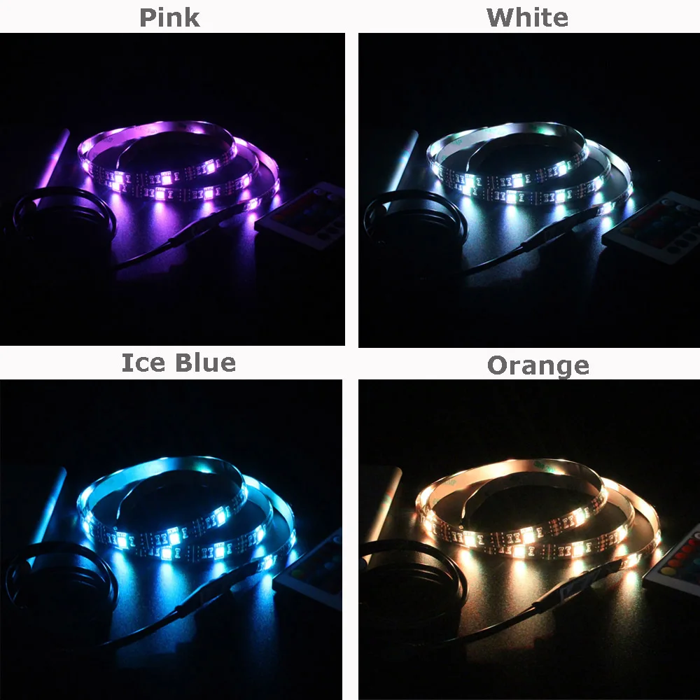 USB Светодиодная лента Bluetooth 5V Tira LED RGB Ambilight TV Light SMD5050 Waterproo гибкая подсветка для ТВ