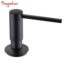 Bagnolux Directa Aceitado Bronce Latón Macizo Mate Negro ORBE Dispensador De Loción Con Bomba Abs Dispensador De Jabón De Cocina Comercial