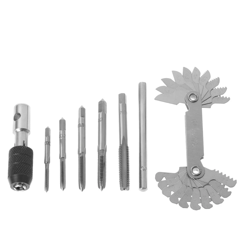 7 Pcs Tap Wrench and Die Metric M3/M4/M5/M6/M8 T Handle Garage Hand Tools Kits-m35 | Инструменты