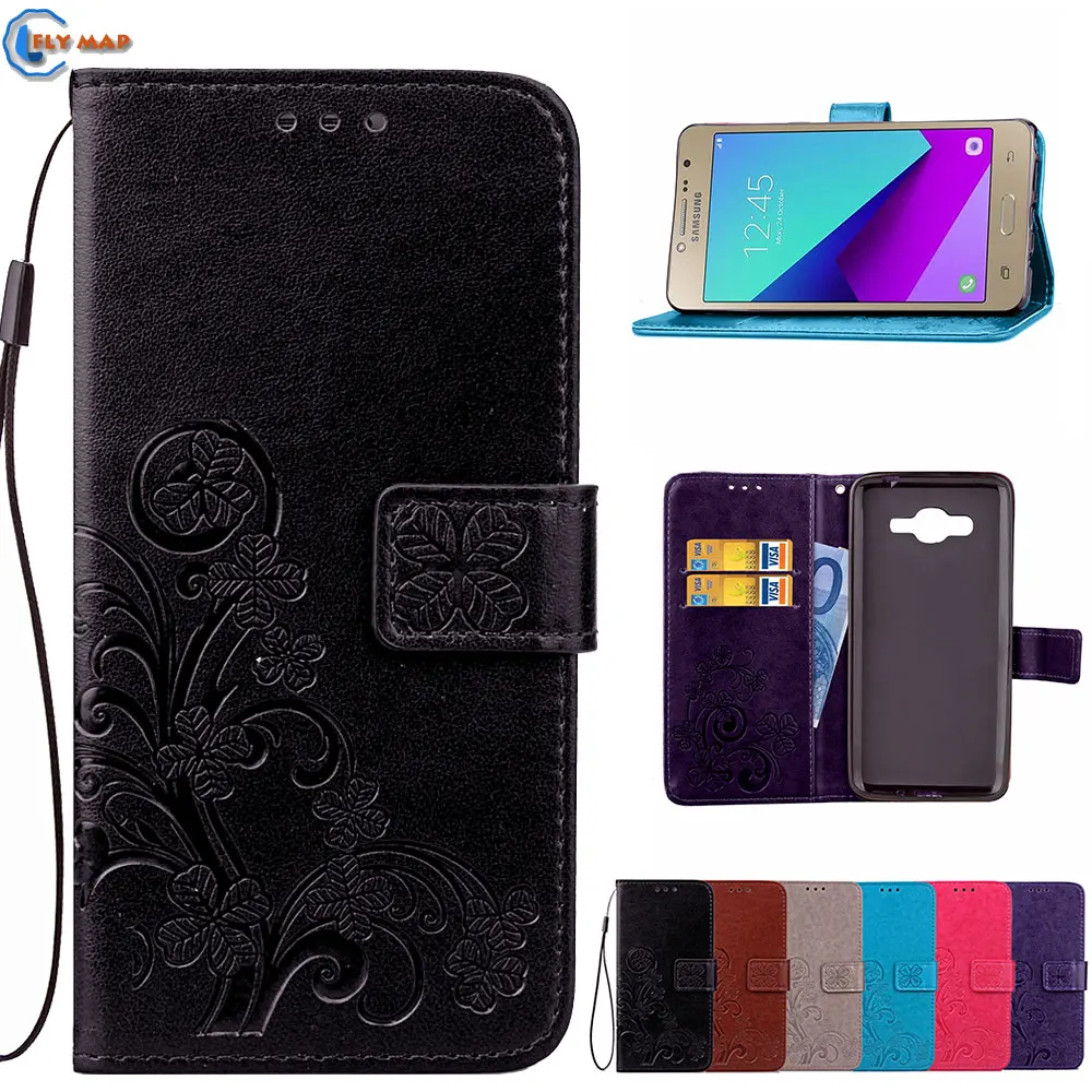 Case For Samsung Galaxy J2 Prime G532 G532F G532F/DS Wallet Flip Phone Coque Leaf Leather Cover SM-G532 SM-G532F SM-G532F/DS Box