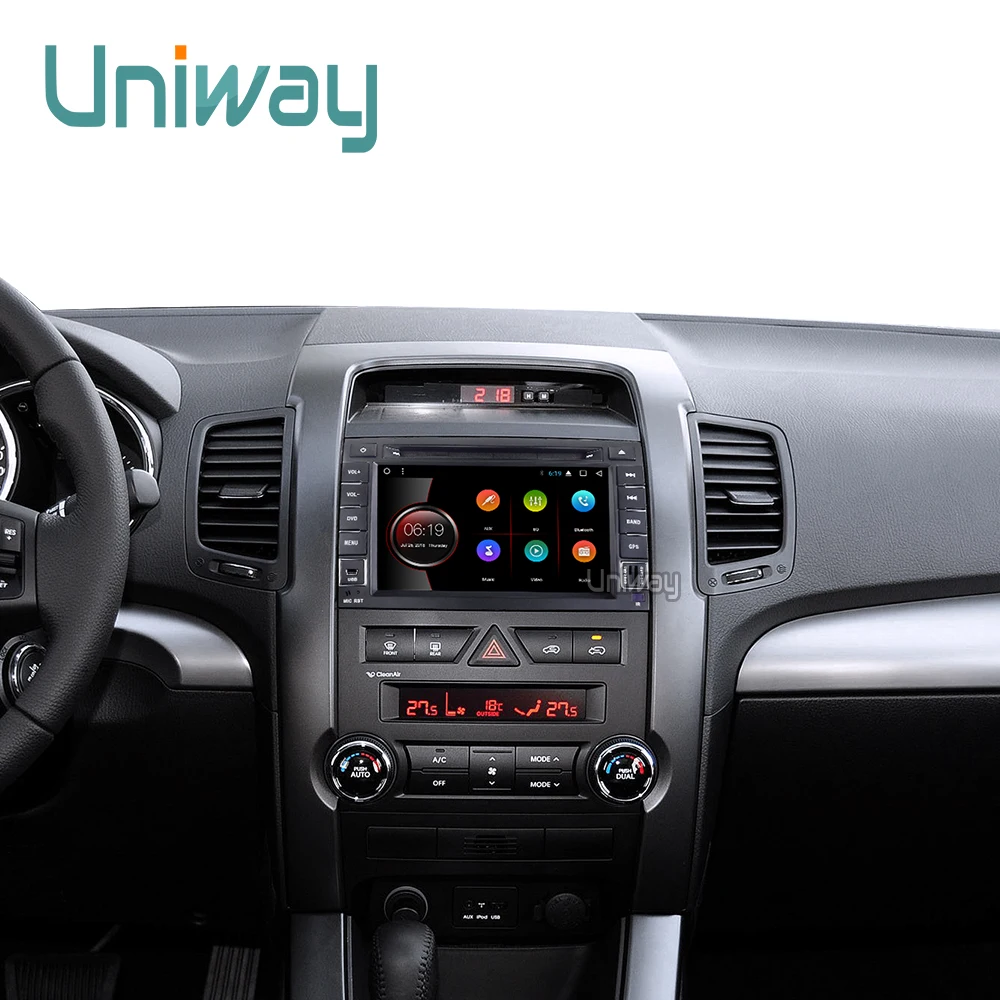 Цена Uniway ZLSLT7071 2G + 32G android 7,1 автомобильный dvd для kia sorento 2009 2010 2011 2012 2 din in dash автомобильный стерео font b gps b font nagavition головное устройство