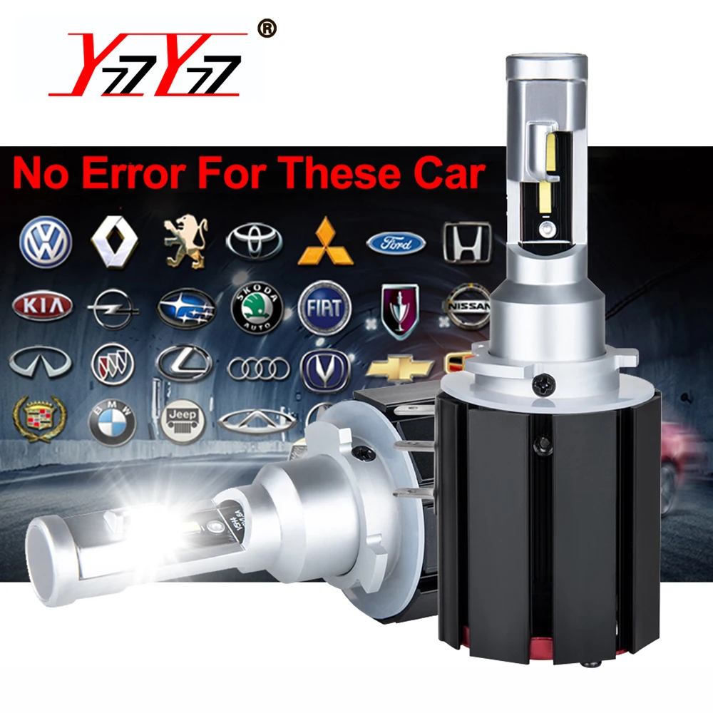 

Acoosun H15 Led Headlight Real power 48W 5600LM 12V H15 Light Bulbs For Cars 1860 Chips Error Free For Audi BMW Benz Volkswagen