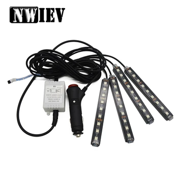 

NWIEV Car-Stying Decorative Lamp Strip For Peugeot 307 206 407 Citroen C4 C5 Honda Civic Accord CRV Lada Vesta