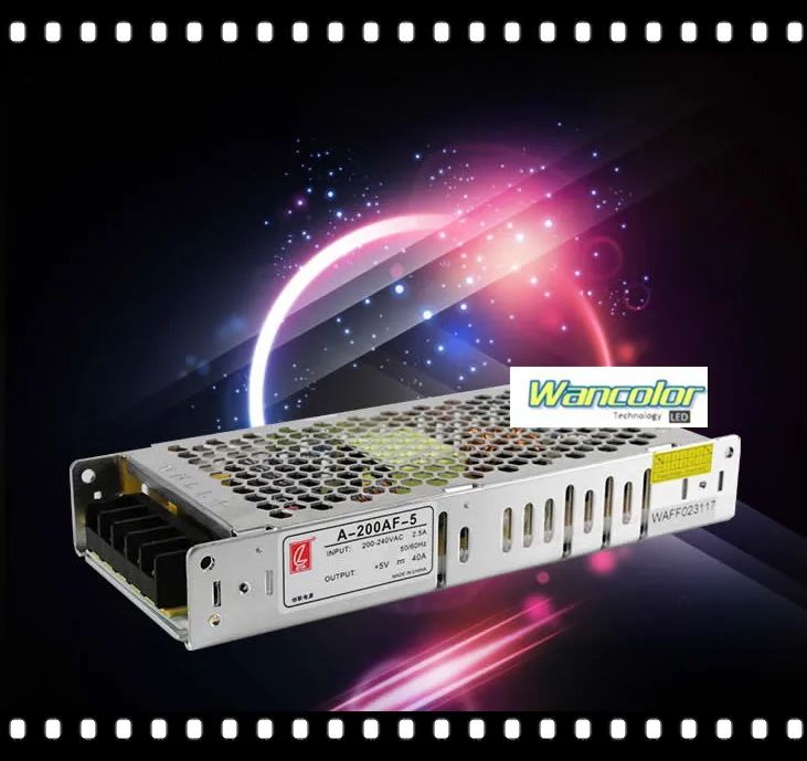 

chuanglian Special LED display Switching Power Supply Ultra-thin 5V 40A 200W Ultra-thin switching led display power supply