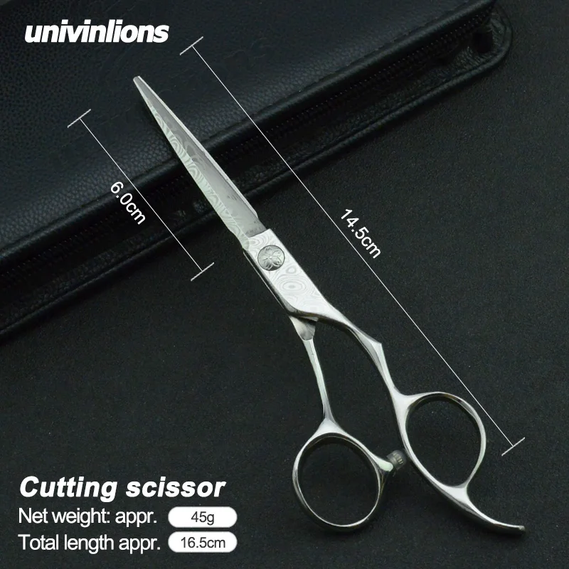 

5.5 6.0" professional hair scissors hairdressing hair cutting shears salon barber japanese haircut razor scisor kit hairstylist
