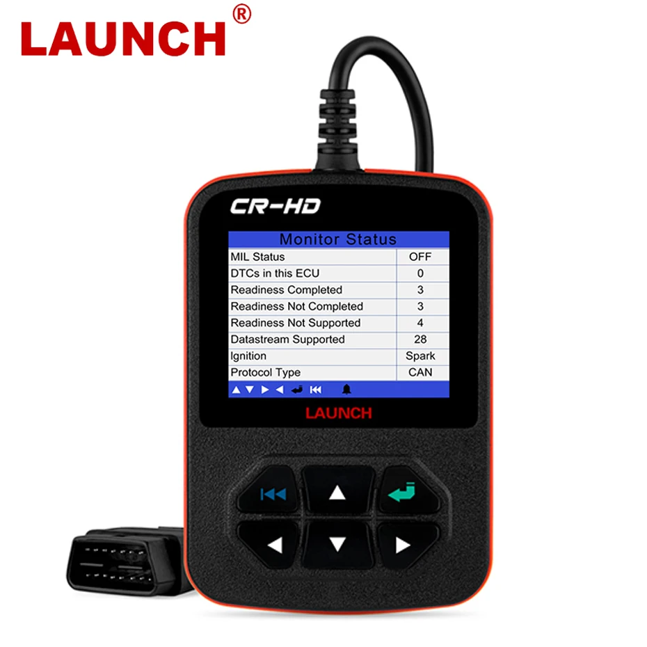

OBD2 OBD Heavy Duty Truck Scanner CR-HD Launch Creader CR HD Remove Error Code Reader Diagnostic Tool 24V Scanner for Volvo MAN