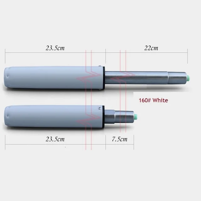4-го поколения стул газовый Лифт Замена цилиндра пневматические подъемные дети ход части гравитационный замок колеса не Rotalable - Цвет: NO.160N
