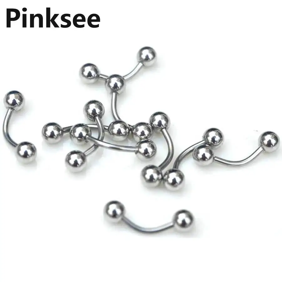 Fake Tongue Piercing Bars Tongue Barbells Balls Fashion Body Jewelry