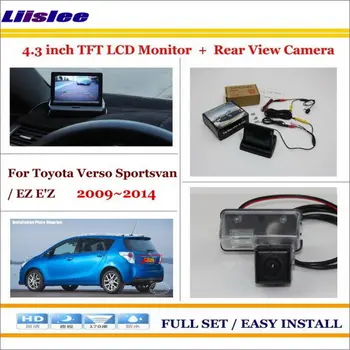 

Liislee For Toyota Verso Sportsvan / EZ E'Z 2009~2014 Car Reverse Rear Camera + 4.3" TFT LCD Monitor = 2 in 1 Parking System
