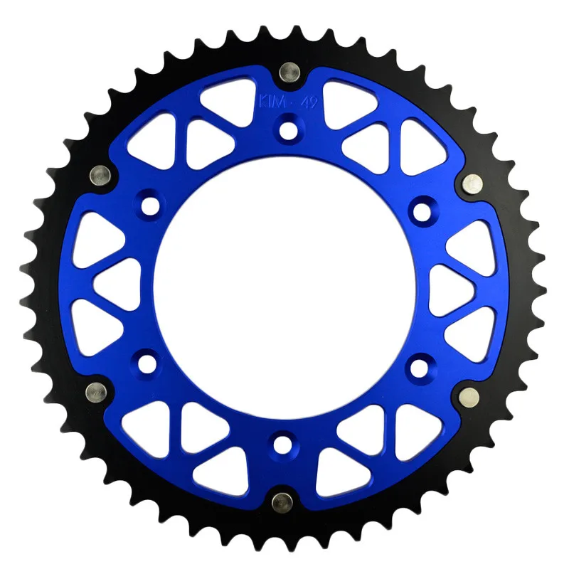 Части мотоцикла стальные алюминиевые композитные 45~ 52 T задние звездочки для KTM GS125 GS 125 1994-97/GS250 250 92-94 Fit 520 цепь - Цвет: 49T