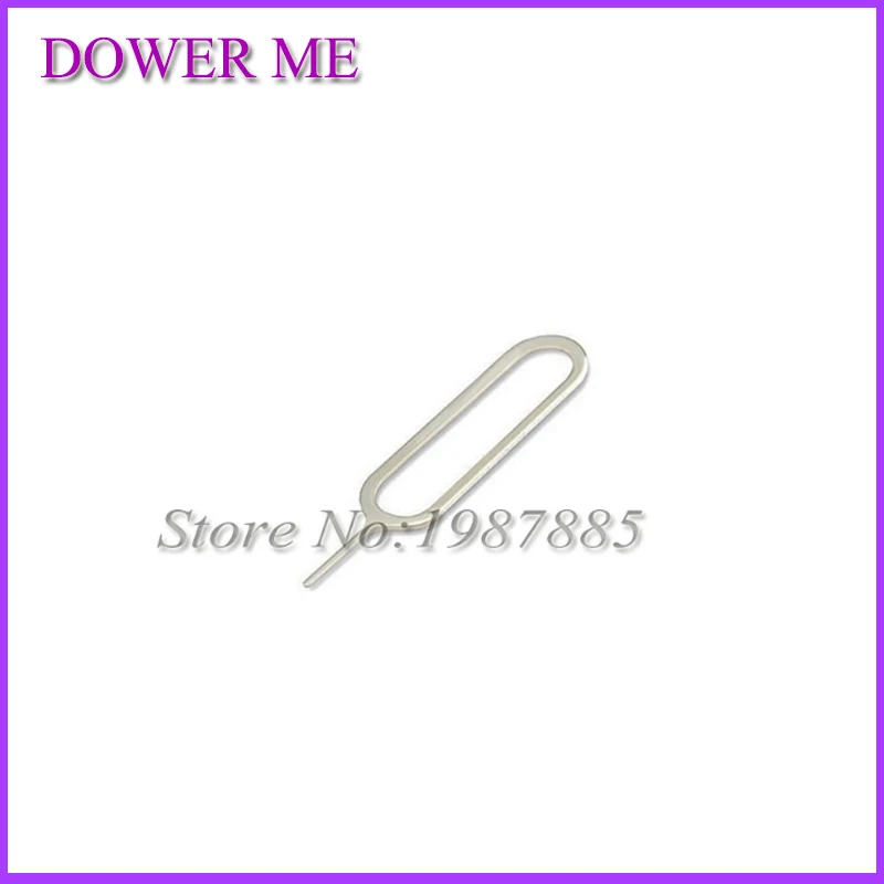 

50Pcs/lot Sim Card Tray Remover Eject Ejector Pin Key Tool for iPhone 4 4s 5 5s 5c 6 6s plus for iPad for SamSung