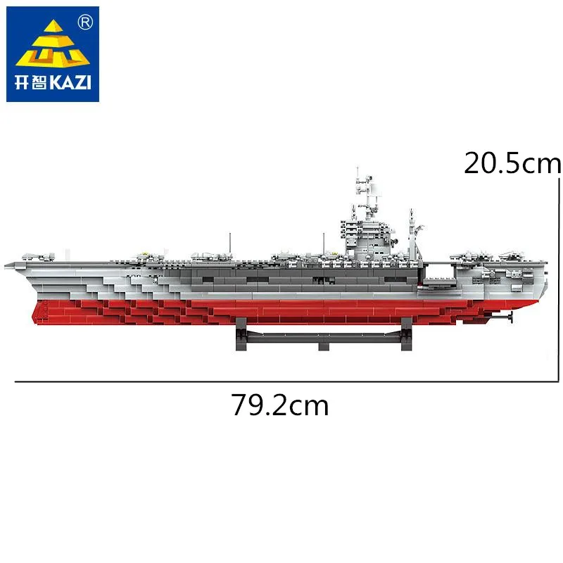 KAZI 10002 военный линкор строительные блоки подарочные наборы 3D Строительство 1868+ кирпич Развивающие игрушки для детей