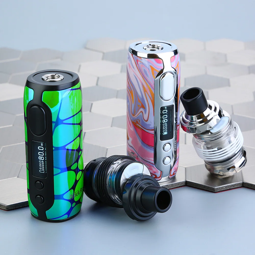 Оригинальный 80 Вт Eleaf iStick Rim Kit с 4 мл Melo 5 Tank vs MOD 3000 мАч электронная сигарета Vape Vaporizer