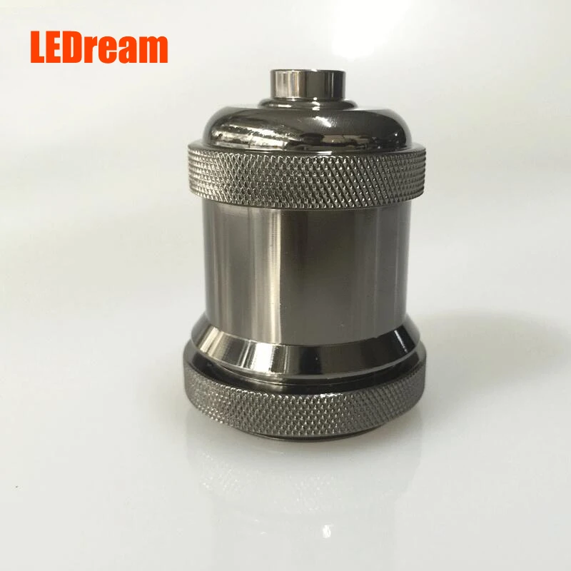 Vintage aluminum lamp holder E27 screw antique copper lamp holder