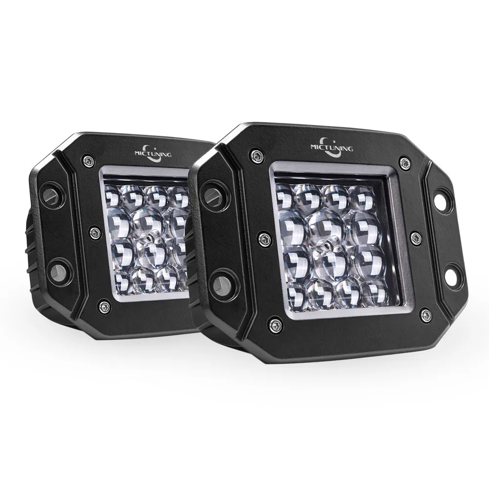 

Mictuning 2pcs 5" 42W LED Light Spot Beam for Philips chip LED Light Bar Driving Lights Waterproof Led Work Fog Lights for Truck