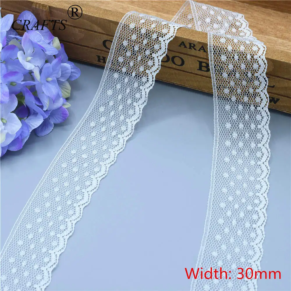 Lace Fabric 5-10 yards White Lace For DIY Crafts
